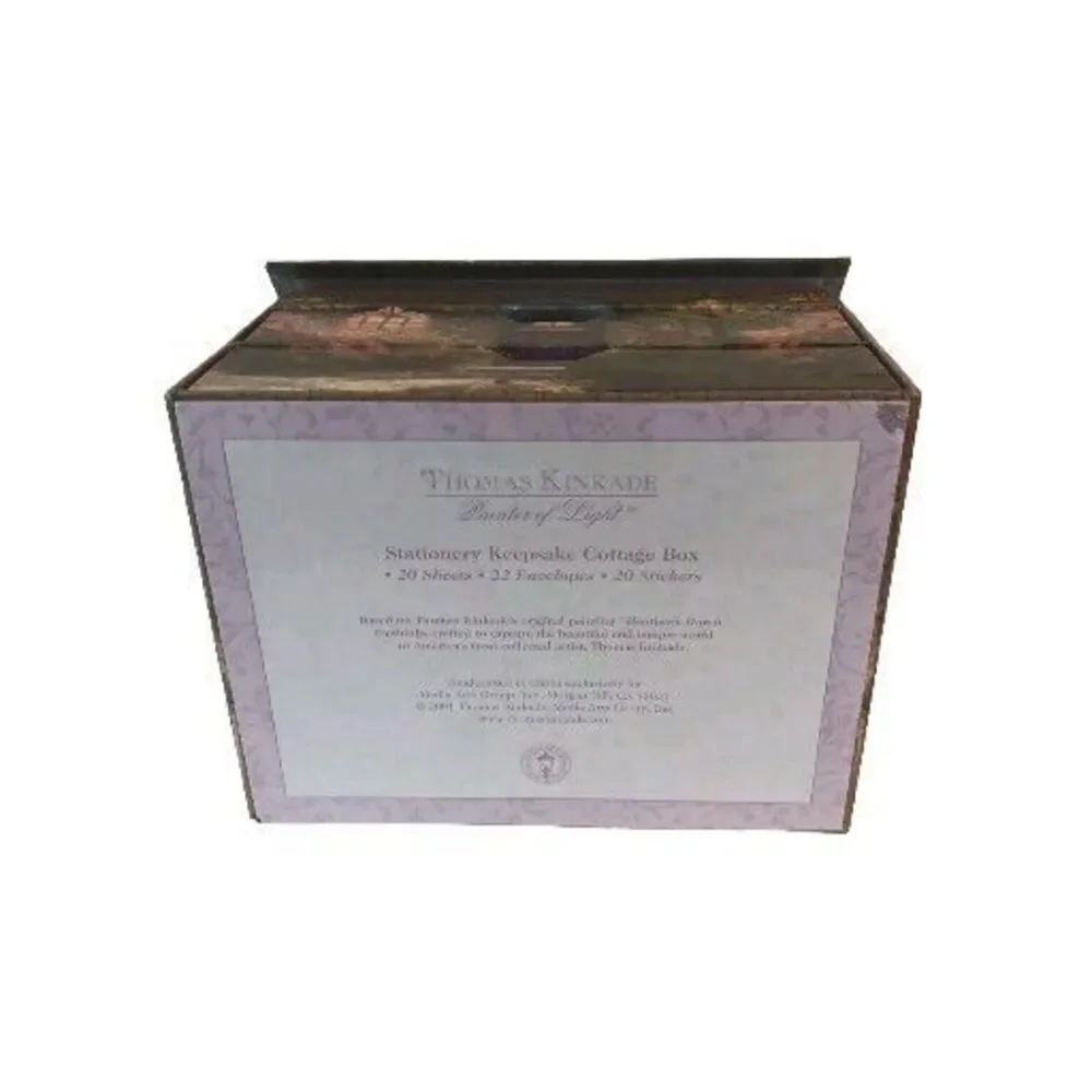 Thomas Kinkade Country Cottage House Keepsake Box Jewlery Storage No Stationary - Picture 5 of 16
